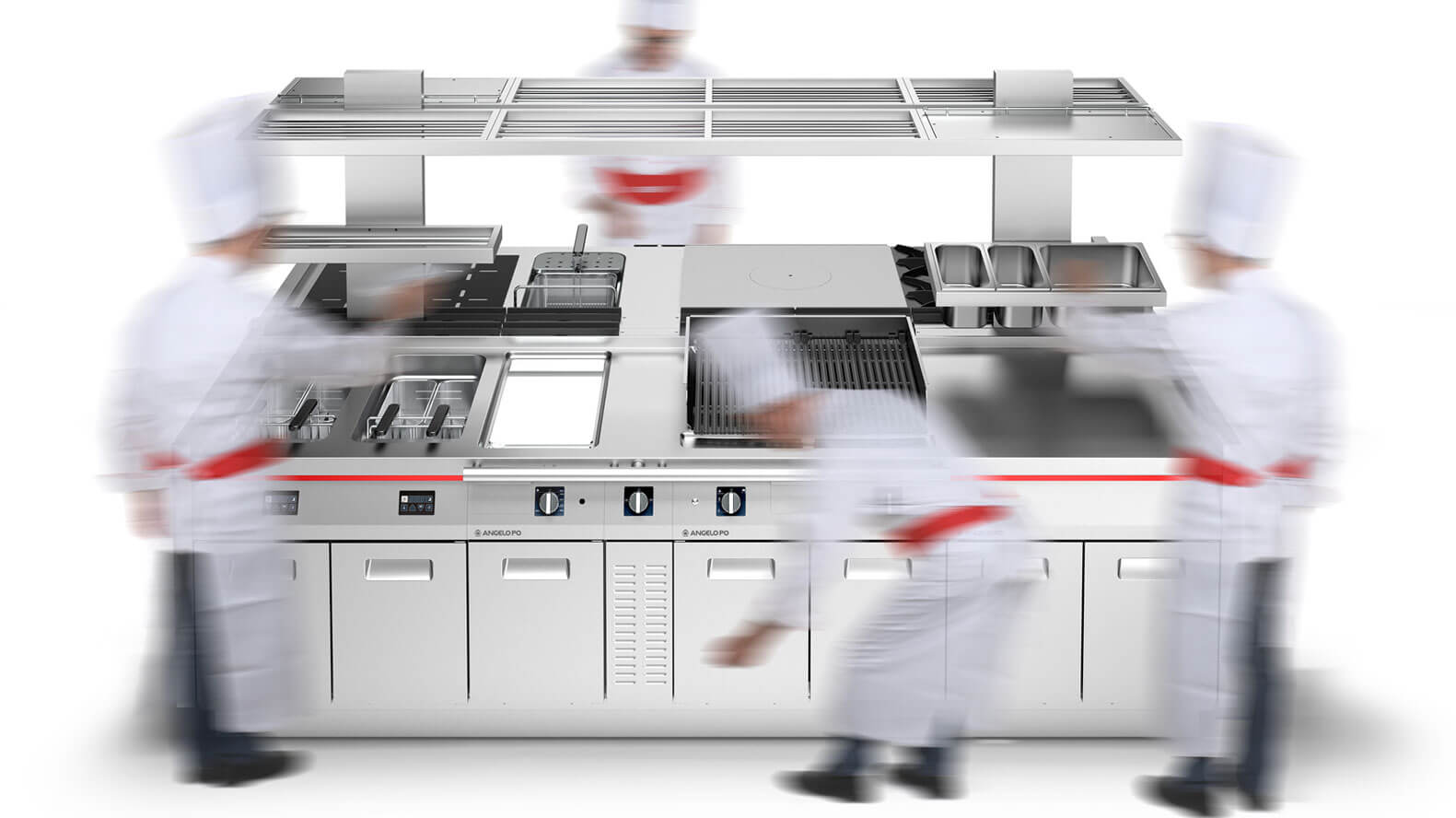 Professional commercial kitchen equipment supplied by GTS Maldives